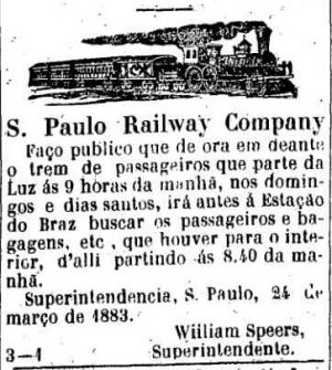 Braz -- Estações Ferroviárias do Estado de São Paulo